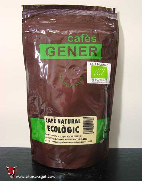 Cafè natural mòlt 250gr CAFÈS GENER