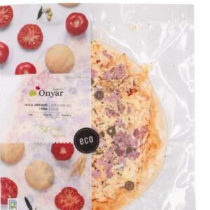 Pizza de pernil dolç i olives 360 gr ONYAR